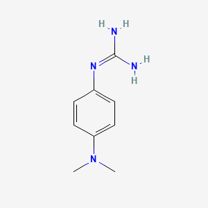 molecular formula C9H14N4 B1305234 N-[4-(dimethylamino)phenyl]guanidine CAS No. 67453-82-1