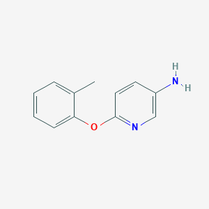 molecular formula C12H12N2O B1305238 6-(o-Tolyloxy)pyridin-3-amine 