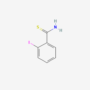 molecular formula C7H6INS B1305248 2-碘硫代苯甲酰胺 CAS No. 81568-85-6