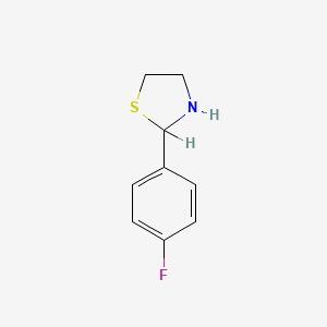 2-(4-Fluorophenyl)thiazolidine