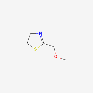 molecular formula C5H9NOS B1305276 2-(methoxymethyl)-4,5-dihydro-1,3-thiazole CAS No. 70349-07-4