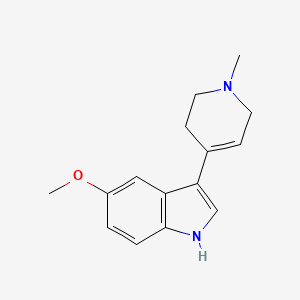 molecular formula C15H18N2O B1305277 5-methoxy-3-(1-methyl-1,2,3,6-tetrahydropyridin-4-yl)-1H-indole CAS No. 55556-41-7