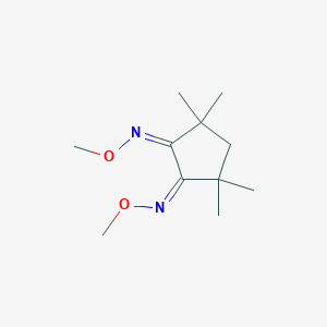 molecular formula C11H20N2O2 B130528 1-N,2-N-dimethoxy-3,3,5,5-tetramethylcyclopentane-1,2-diimine CAS No. 140401-51-0