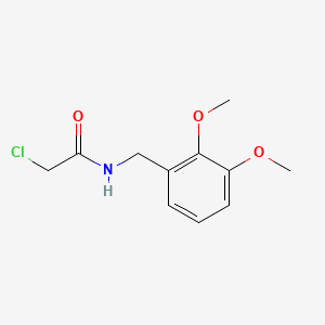 Acetamide, 2-chloro-N-((2,3-dimethoxyphenyl)methyl)-