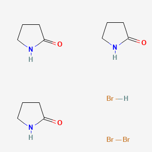 Pyrrolidin-2-one (hydrogen tribromide)