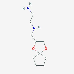 N-*1*-(1,4-Dioxa-spiro[4.4]non-2-ylmethyl)-ethane-1,2-diamine