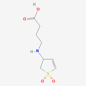 4-(1,1-Dioxo-2,3-dihydro-1H-thiophen-3-ylamino)-butyric acid
