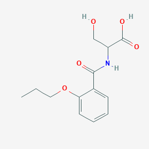 3-Hydroxy-2-(2-propoxy-benzoylamino)-propionic acid