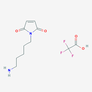 molecular formula C11H15F3N2O4 B130534 1-(5-氨基戊基)-1H-吡咯-2,5-二酮 2,2,2-三氟乙酸 CAS No. 222159-87-7