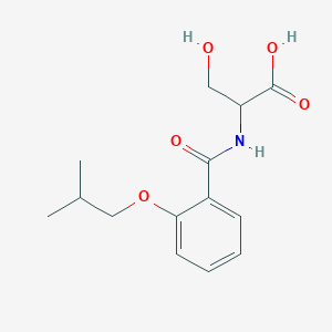 3-Hydroxy-2-(2-isobutoxy-benzoylamino)-propionic acid