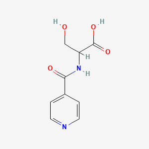 3-Hydroxy-2-[(pyridine-4-carbonyl)-amino]-propionic acid