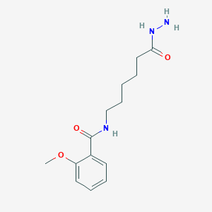 N-(6-hydrazinyl-6-oxohexyl)-2-methoxybenzamide