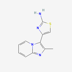 4-(2-Methyl-imidazo[1,2-a]pyridin-3-yl)-thiazol-2-ylamine