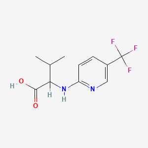 3-Methyl-2-(5-trifluoromethyl-pyridin-2-ylamino)-butyric acid