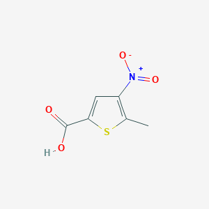 molecular formula C6H5NO4S B1305362 5-Methyl-4-nitrothiophene-2-carboxylic acid CAS No. 36050-35-8
