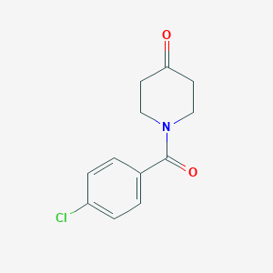 molecular formula C12H12ClNO2 B130537 1-(4-氯苯甲酰)哌啶-4-酮 CAS No. 144947-47-7