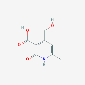 molecular formula C8H9NO4 B1305388 4-Hydroxymethyl-6-methyl-2-oxo-1,2-dihydro-pyridine-3-carboxylic acid CAS No. 247225-82-7