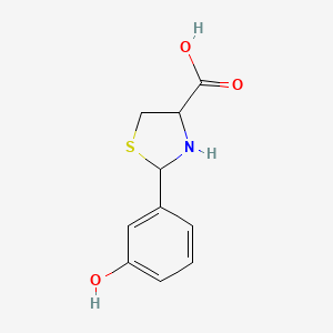 2-(3-Hydroxyphenyl)-1,3-thiazolidine-4-carboxylic acid