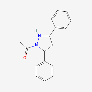 molecular formula C17H18N2O B1305413 1-Acetyl-3,5-diphenylpyrazolidine CAS No. 332102-25-7