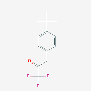 molecular formula C13H15F3O B130543 3-(4-Tert-butylphenyl)-1,1,1-trifluoro-2-propanone CAS No. 142505-28-0