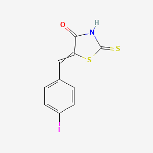 molecular formula C10H6INOS2 B1305444 5-(4-Iodobenzylidene)rhodanine 