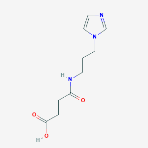4-{[3-(1H-imidazol-1-yl)propyl]amino}-4-oxobutanoic acid