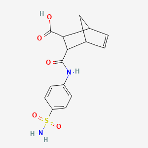 3-((4-Sulfamoylphenyl)carbamoyl)bicyclo[2.2.1]hept-5-ene-2-carboxylic acid
