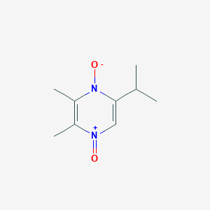 molecular formula C9H14N2O2 B130546 5-Isopropyl-2,3-dimethylpyrazine 1,4-dioxide CAS No. 143463-83-6