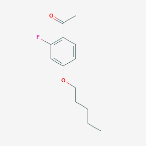 molecular formula C13H17FO2 B1305465 2'-Fluoro-4'-pentyloxyacetophenone CAS No. 203066-99-3