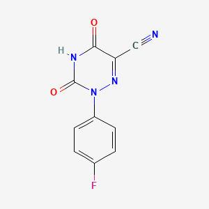 2-(4-Fluorophenyl)-3,5-dioxo-2,3,4,5-tetrahydro-1,2,4-triazine-6-carbonitrile