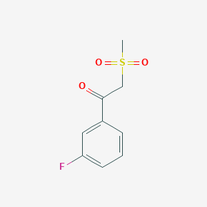 1-(3-Fluorophenyl)-2-(methylsulfonyl)ethanone