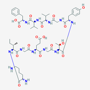 molecular formula C55H84N12O16 B130550 Cdc2 peptide (9-19) CAS No. 142570-54-5