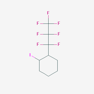 1-(Heptafluoropropyl)-2-iodocyclohexane