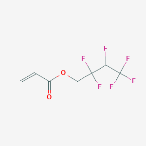 molecular formula C7H6F6O2 B1305506 2,2,3,4,4,4-Hexafluorobutyl acrylate CAS No. 54052-90-3