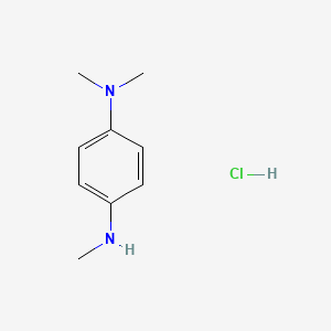 molecular formula C9H15ClN2 B13055159 N1,N1,N4-Trimethylbenzene-1,4-diaminehydrochloride 