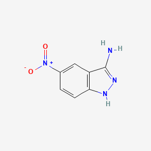 molecular formula C7H6N4O2 B1305539 5-nitro-1H-indazol-3-amine CAS No. 41339-17-7