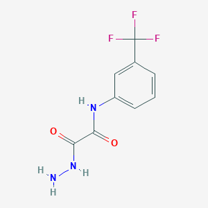 2-Hydrazino-2-oxo-N-[3-(trifluoromethyl)phenyl]-acetamide