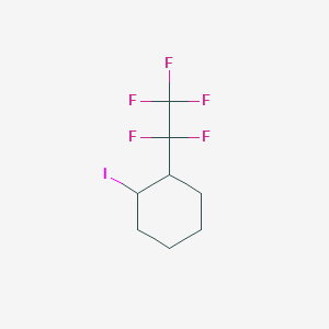 1-Iodo-2-(pentafluoroethyl)cyclohexane