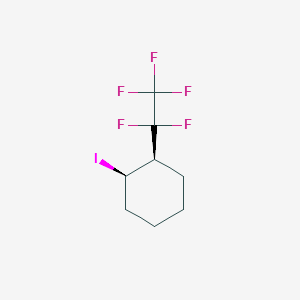 molecular formula C8H10F5I B1305587 cis-1-Iodo-2-(pentafluoroethyl)cyclohexane CAS No. 38787-68-7