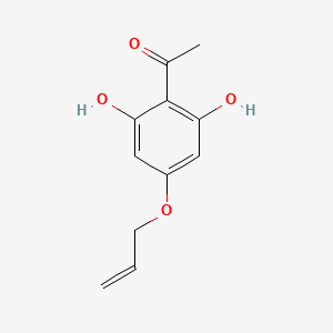molecular formula C11H12O4 B1305589 1-[4-(Allyloxy)-2,6-dihydroxyphenyl]ethanone CAS No. 35028-03-6