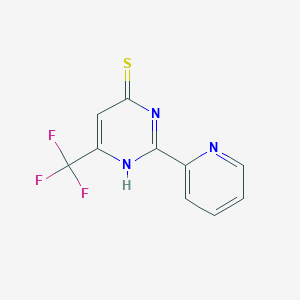 2-(2-Pyridinyl)-6-(trifluoromethyl)-4-pyrimidinethiol