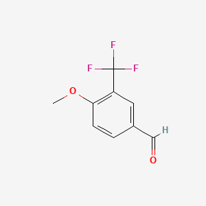 molecular formula C9H7F3O2 B1305597 4-Methoxy-3-(trifluoromethyl)benzaldehyde CAS No. 50823-87-5