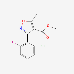 Methyl 3-(2-chloro-6-fluorophenyl)-5-methylisoxazole-4-carboxylate