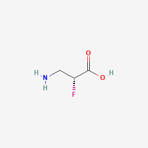 molecular formula C3H6FNO2 B13056024 3-Amino-2-fluoropropanoic acid, (2R)- CAS No. 88099-66-5