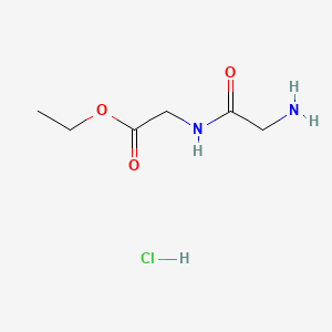 molecular formula C6H13ClN2O3 B1305610 Glycylglycine ethyl ester hydrochloride CAS No. 2087-41-4