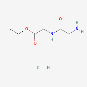 Ethyl 2-(2-aminoacetamido)acetate hydrochloride