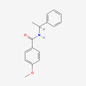 molecular formula C16H17NO2 B1305614 4-methoxy-N-(1-phenylethyl)benzamide CAS No. 68162-84-5