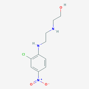 2-({2-[(2-Chloro-4-nitrophenyl)amino]ethyl}amino)ethanol