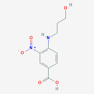 4-[(3-Hydroxypropyl)amino]-3-nitrobenzoic acid