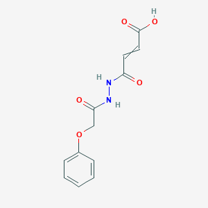 4-Oxo-4-(2-phenoxyacetohydrazido)but-2-enoic acid